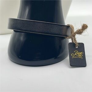 HOLD FAST Steel  cuff Bracelet by Rust NWT